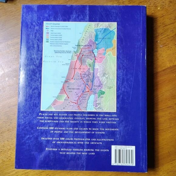 The Historical Atlas Of The Bible Softcover Book 2010 Dr. Ian Barnes - Picture 2 of 5